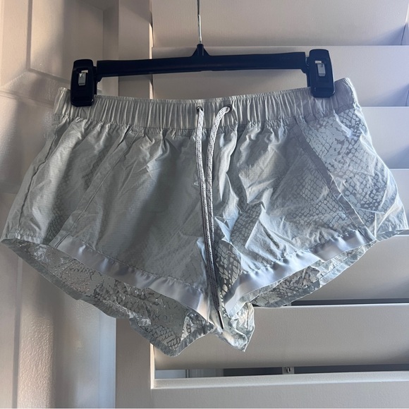 FP Movement by Free People metallic Blue lightweight windbreaker short set - Picture 10 of 15